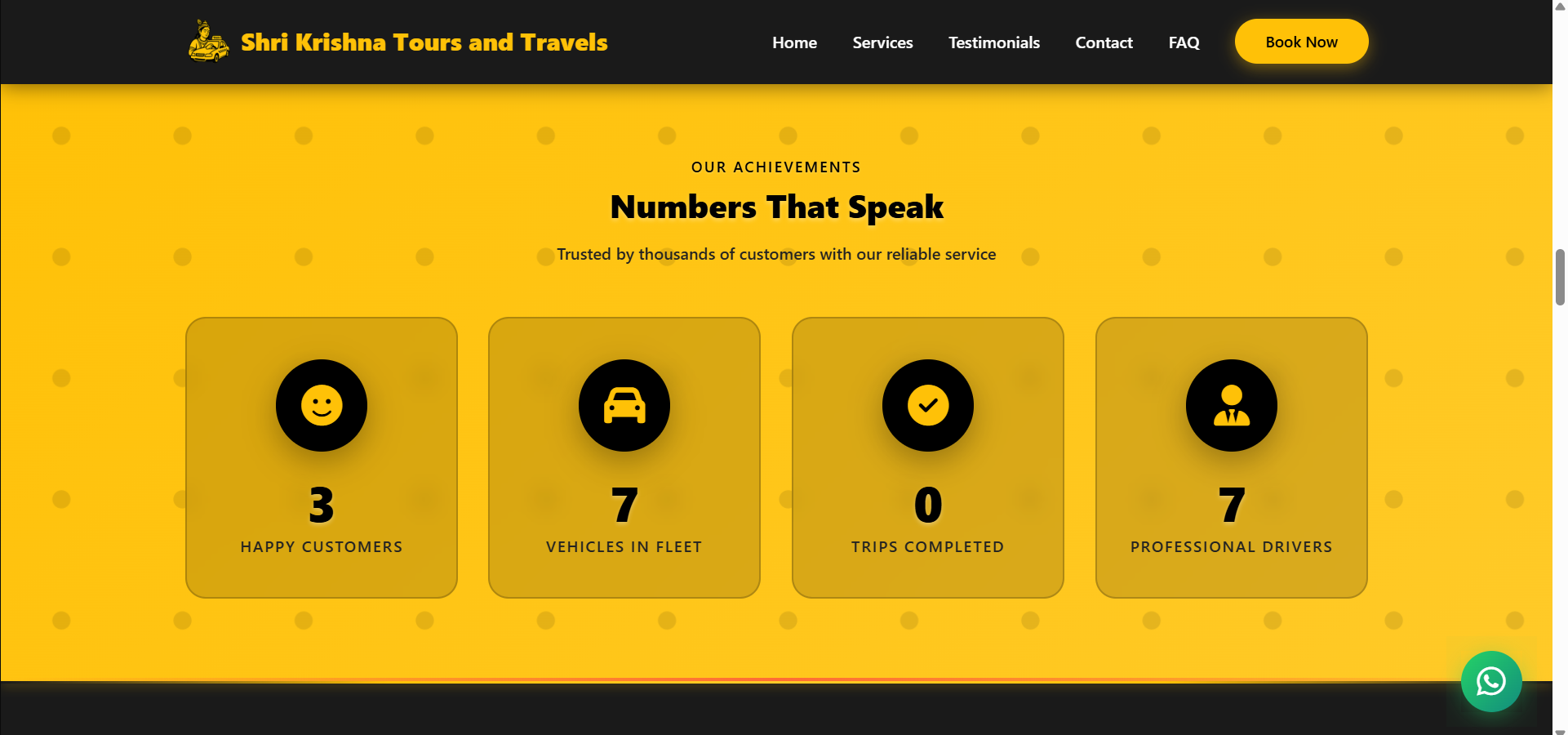 Achievements Page Screenshot